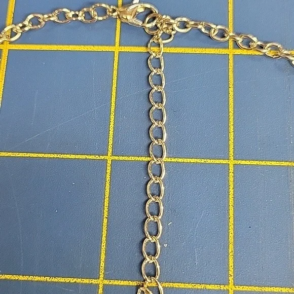 Diamond Faux Silver Tone 18" + 2" Extension Necklace - Picture 2 of 6